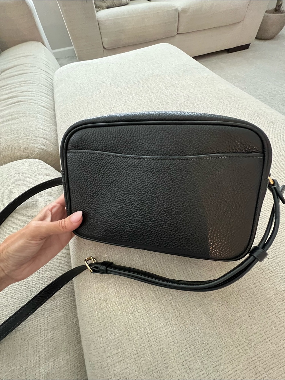 Coach Jamie Camera purse
Black Pebbled Leather Crossbody - Picture 2 of 6